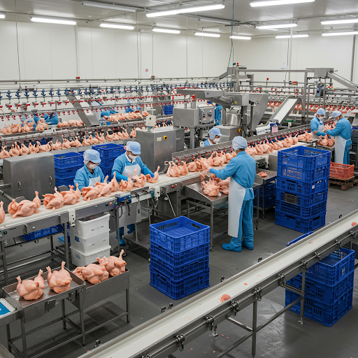 frigorifico de frango Exportação de Carne de Frango Gaúcha Bate Recorde Apesar de Embargos